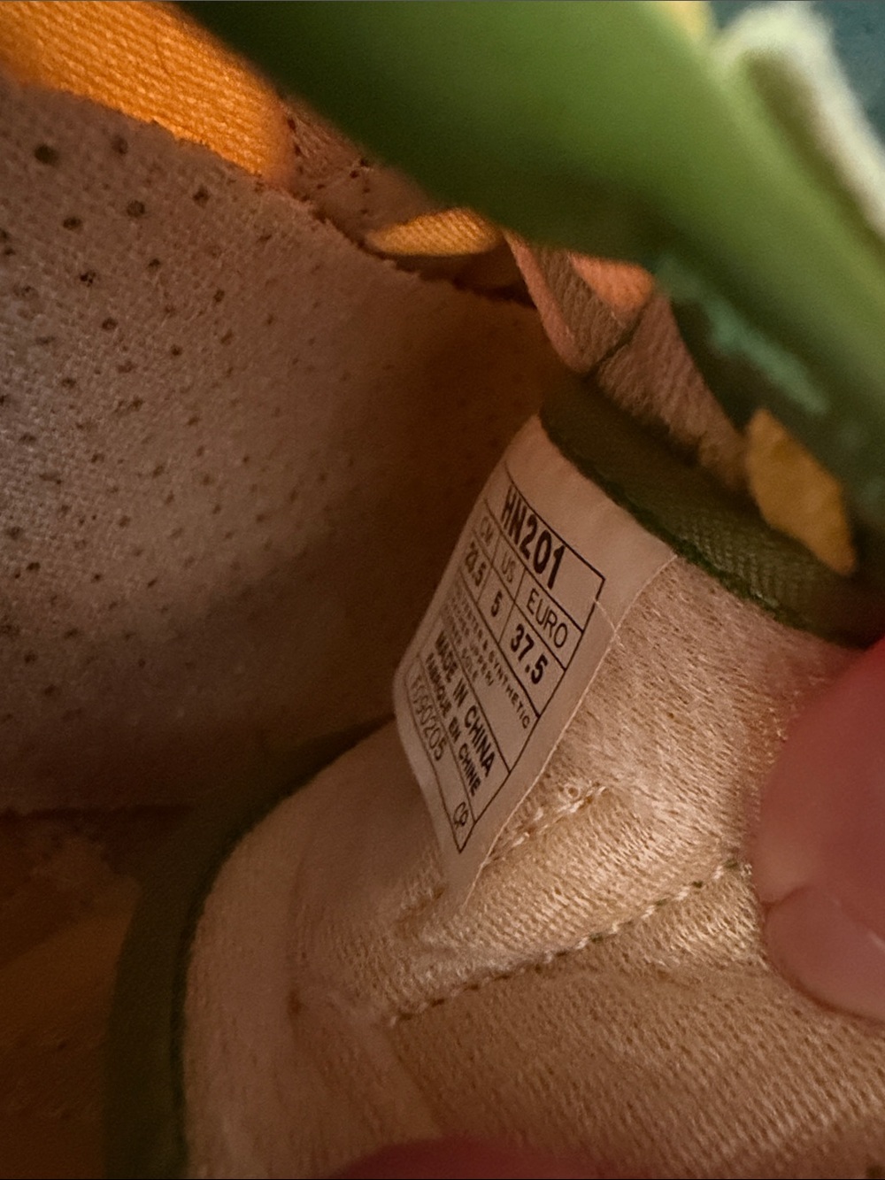 Onitsuka Tiger by Asics Yellow, Green & Red Retro Sneakers - Picture 4 of 6